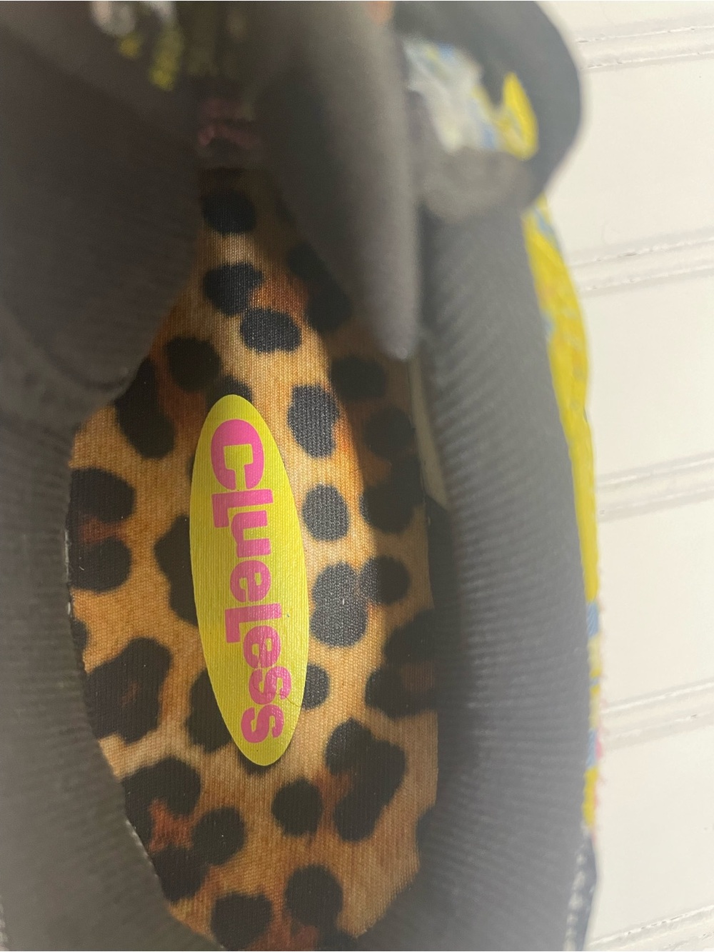 Reebok x Clueless Plaid Low-Top Sneakers - Yellow, Black & Pink women size 5.5 - Picture 13 of 13